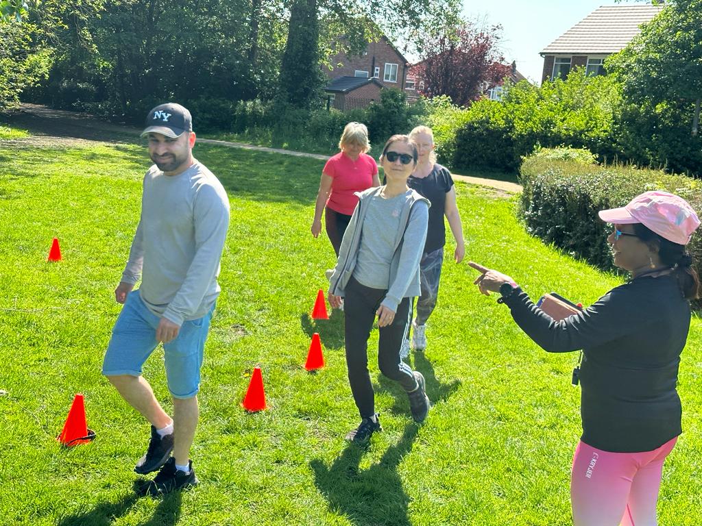 Feel Good Friday community wellbeing warm-up group